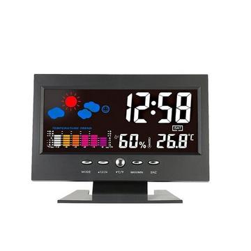 Digitale LED-Uhr, Alarm, Temperatur und Datum