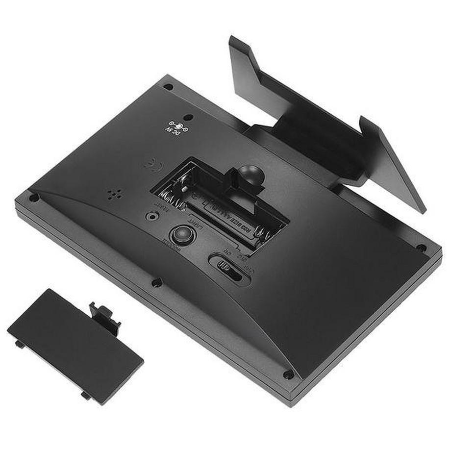 eStore  Digitale LED-Uhr, Alarm, Temperatur und Datum 