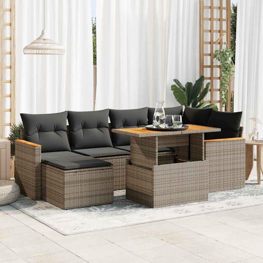 VidaXL Garten sofagarnitur poly-rattan  