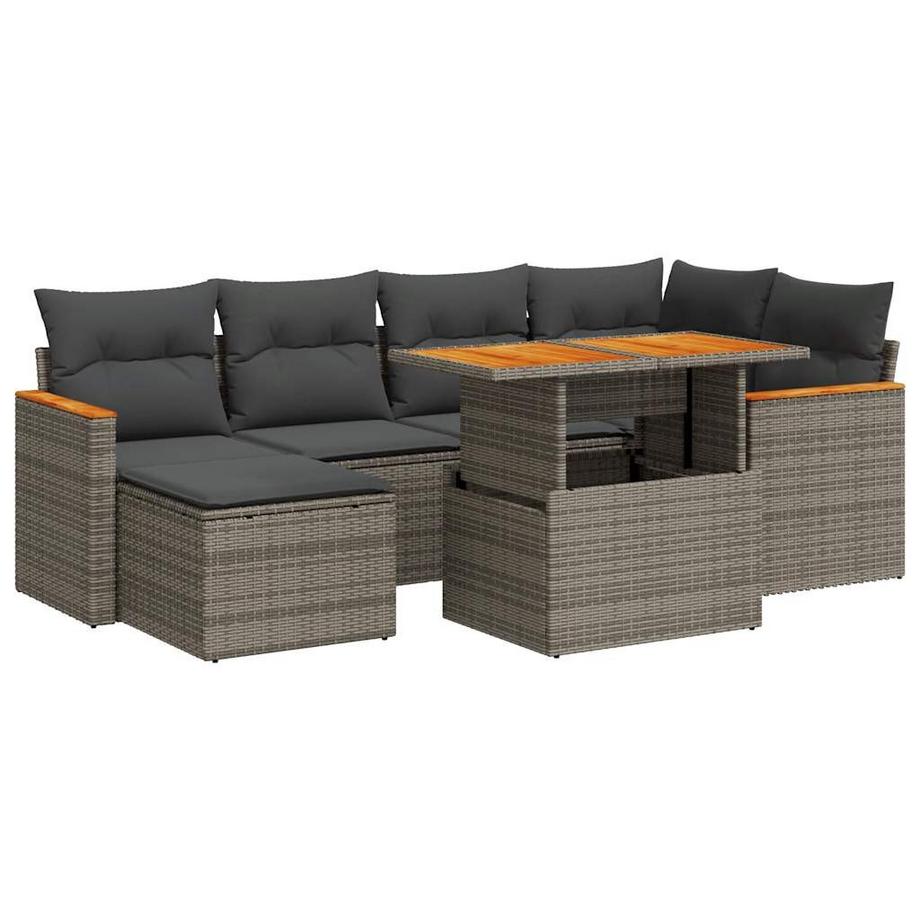 Garten sofagarnitur poly-rattan