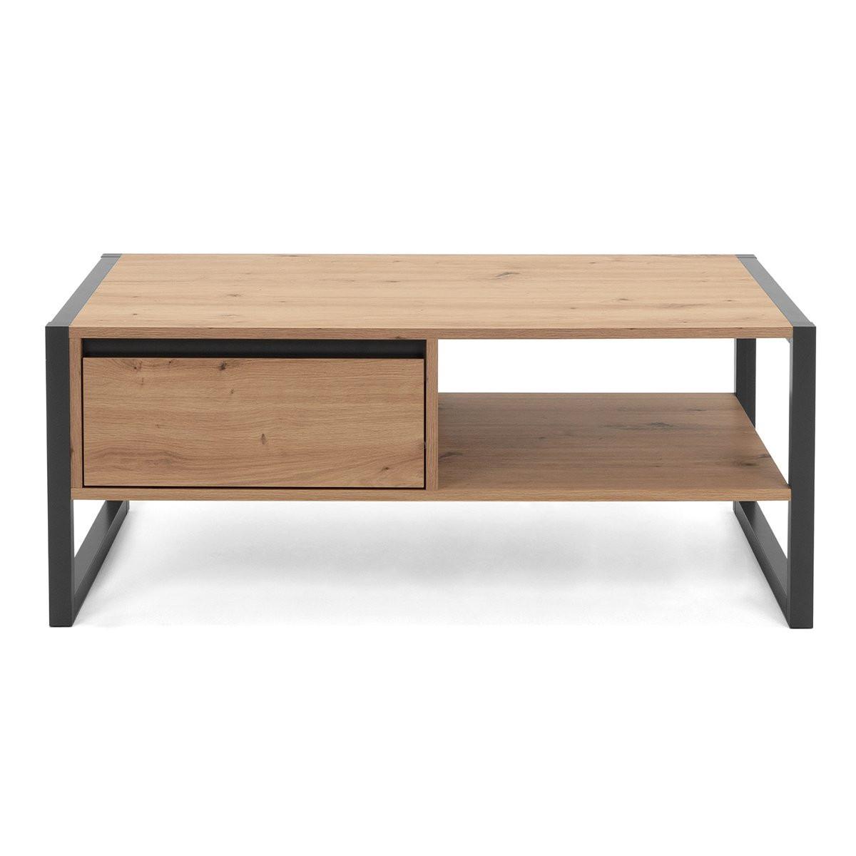 Calicosy Table Basse avec Tiroir L100 cm - DENVER  