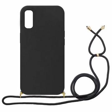 Eco Case mit Kordel iPhone XR - Black