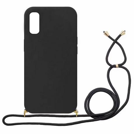 mobileup  Eco Case mit Kordel iPhone XR - Black 