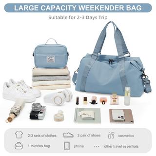 Only-bags.store  Sporttasche Handgepäcktasche Weekender-Tasche mit Trolley-Hülle, wasserdichte Reisetasche Duffle Bag 