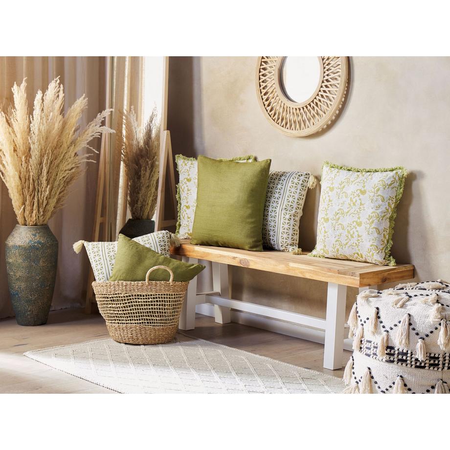 Beliani Coussin en Coton  FILIX  