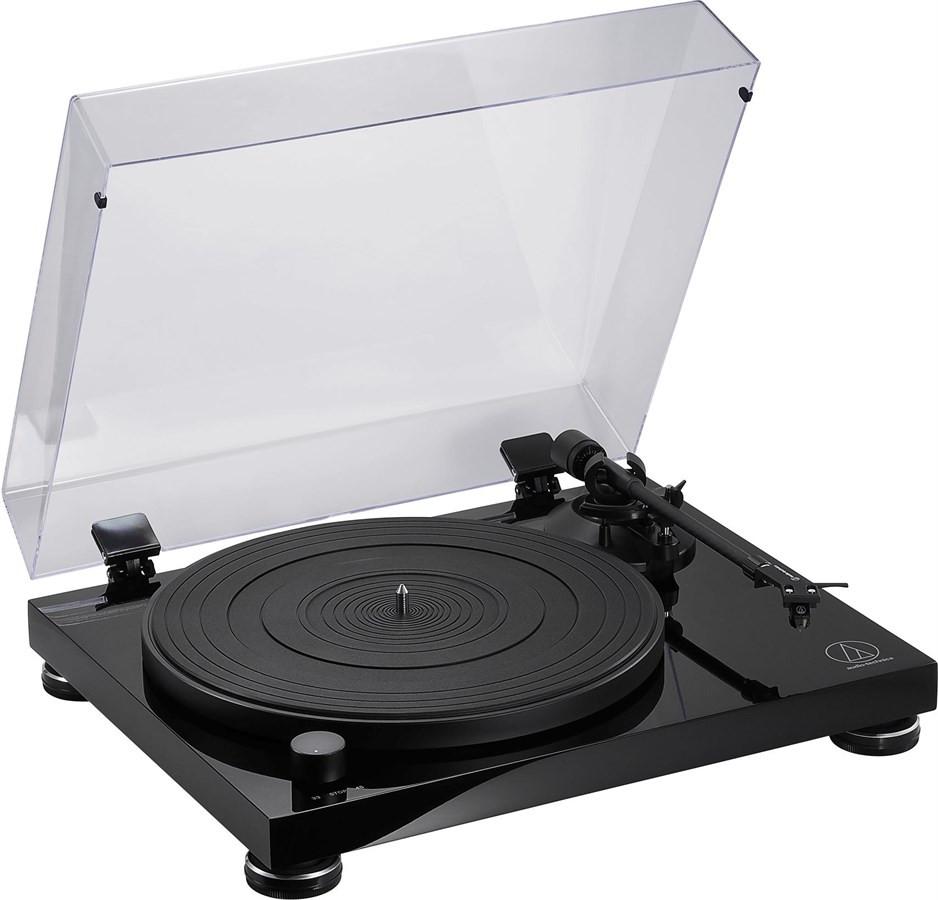 Audio Technica  AT-LPW50PB Belt Drive Hi FI Turntable Piano Black 