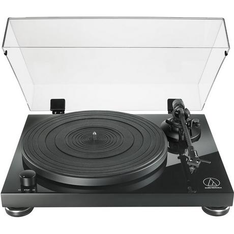 Audio Technica  AT-LPW50PB Belt Drive Hi FI Turntable Piano Black 