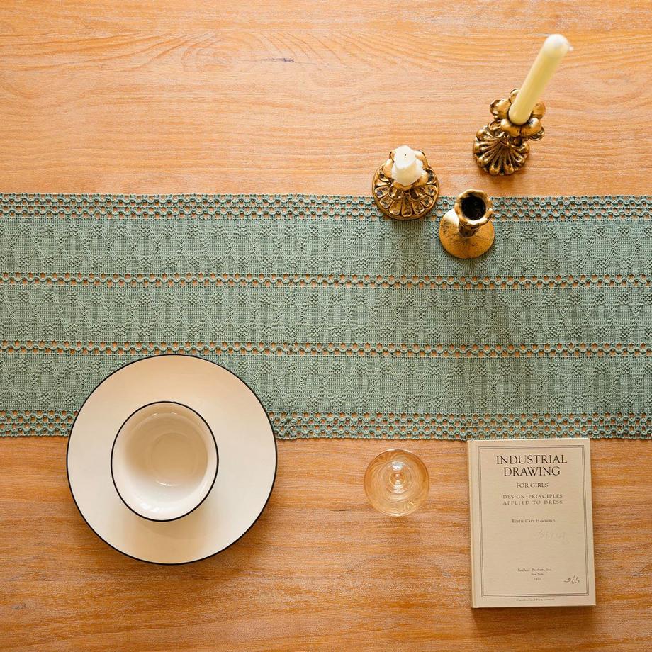 Alopini Tischläufer Boho Makramee  