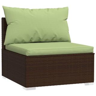 VidaXL set lounge giardino Polirattan  