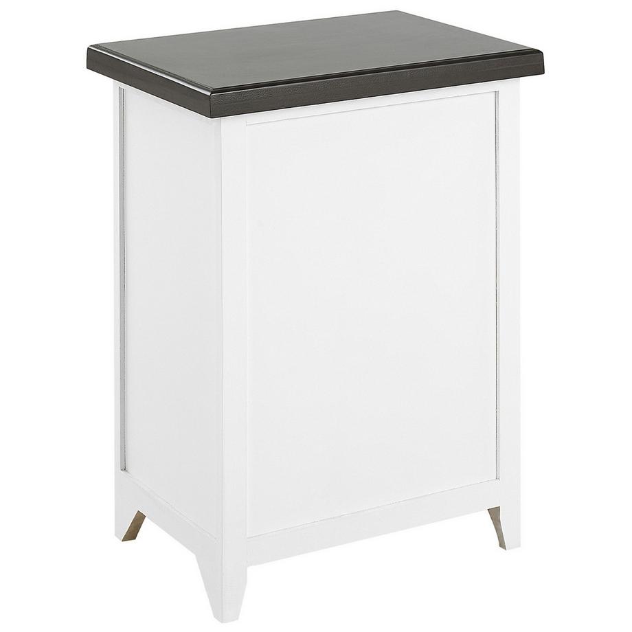 Beliani Nachttisch mit 1 Schublade aus MDF-Platte Klassisch LAYOLA  