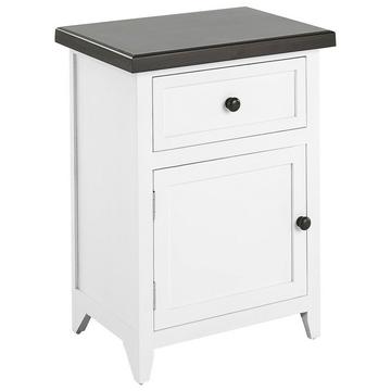 Comodino 1 cassetto en Fibra a media densità (MDF) Classico LAYOLA