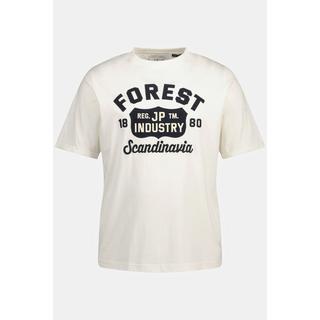 JP1880  T-shirt con "Forest", scollo a girocollo e mezze maniche, fino alla tg. 8XL 