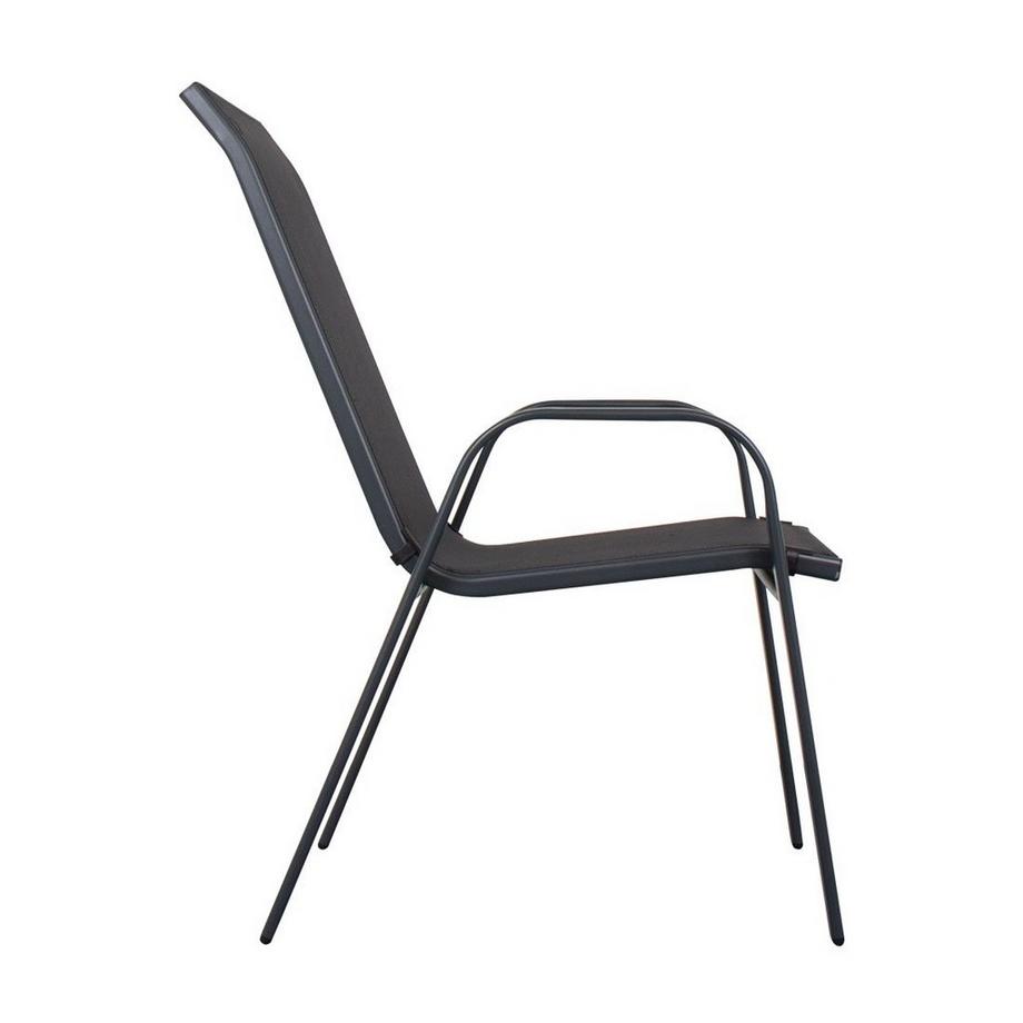 Contini Gartenstuhl Aurora schwarz  