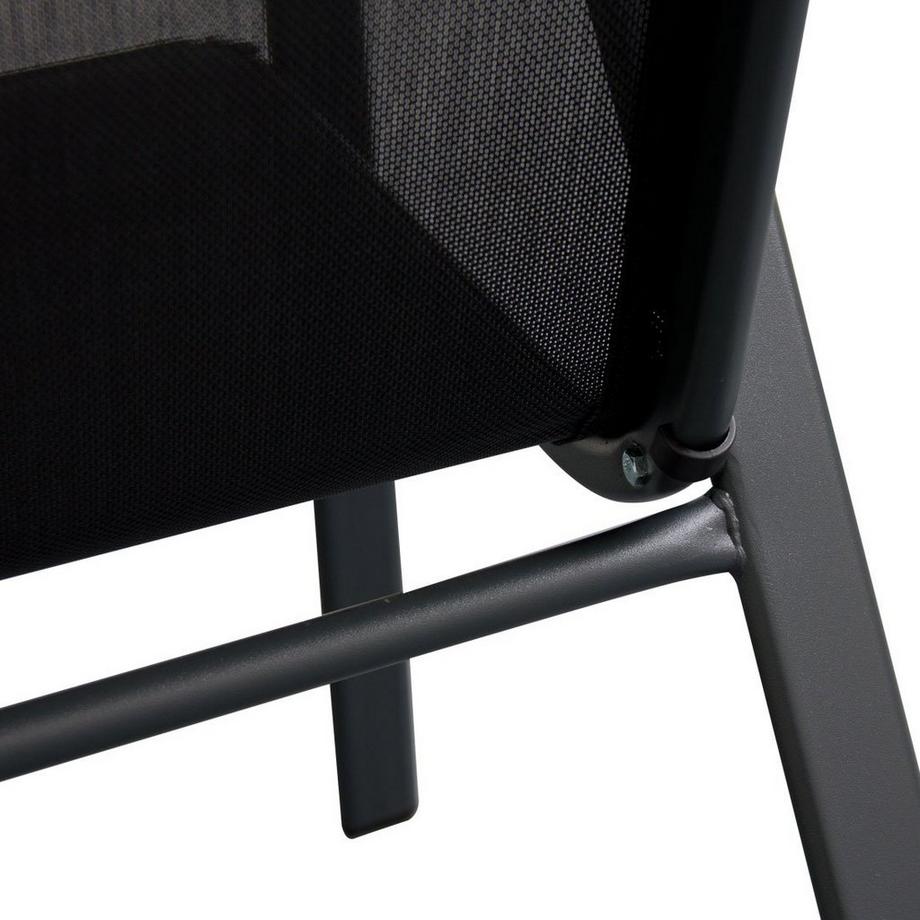 Contini Gartenstuhl Aurora schwarz  