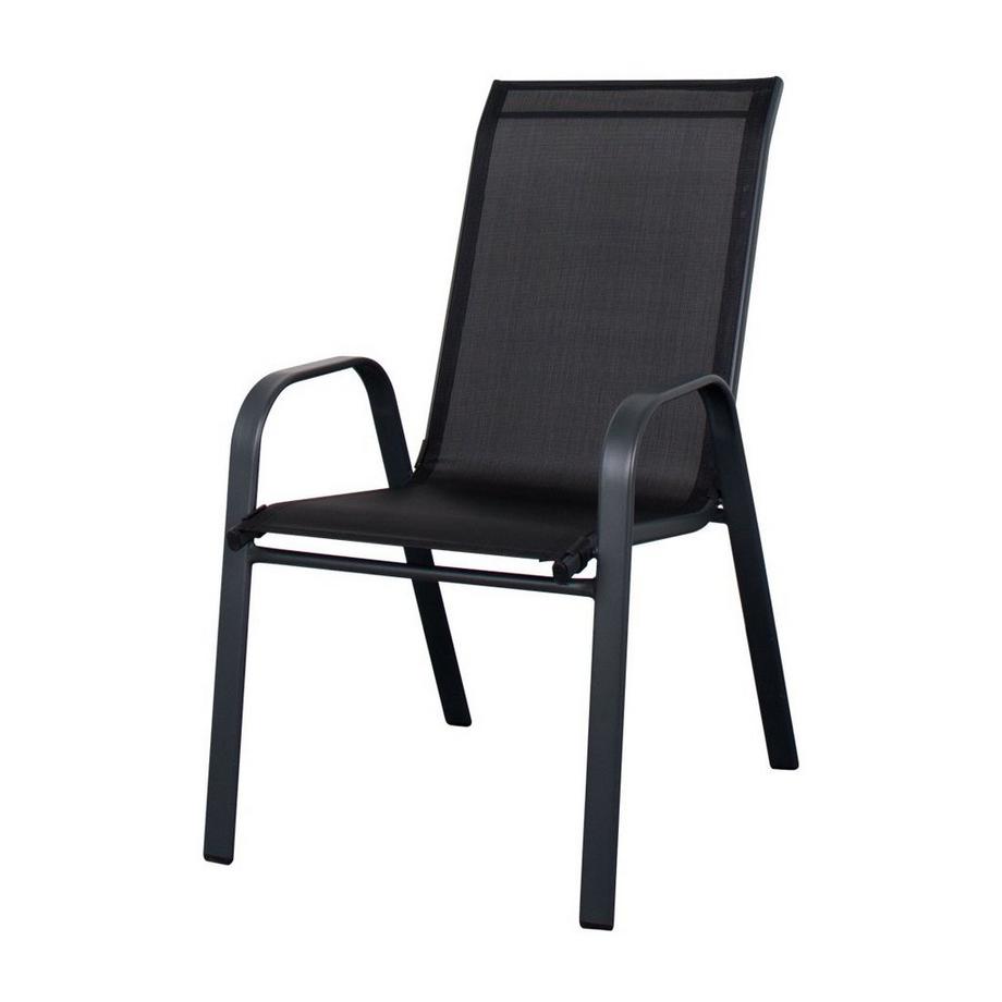 Contini Gartenstuhl Aurora schwarz  