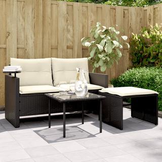 VidaXL Gartensofagarnitur poly-rattan  