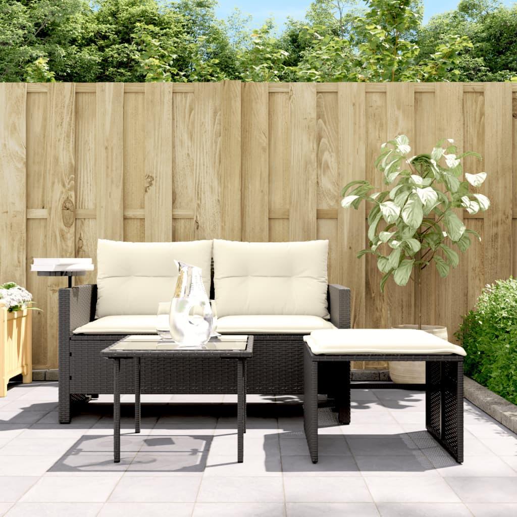 VidaXL Gartensofagarnitur poly-rattan  