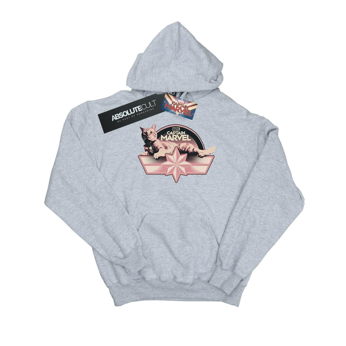 Image of Captain Chillin Goose Kapuzenpullover Damen Grau S