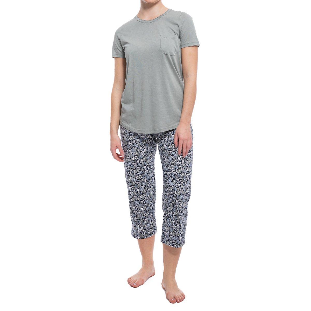 Image of Organic Cotton - Schlafanzug Unisex Grün 3XL