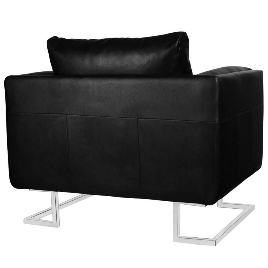VidaXL Fauteuil cuir  