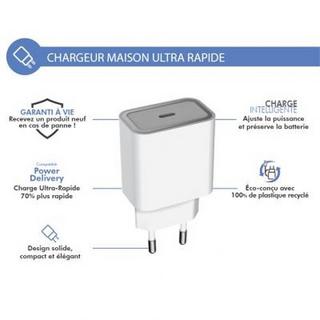 Force Power  Chargeur maison USB C PD 25W 