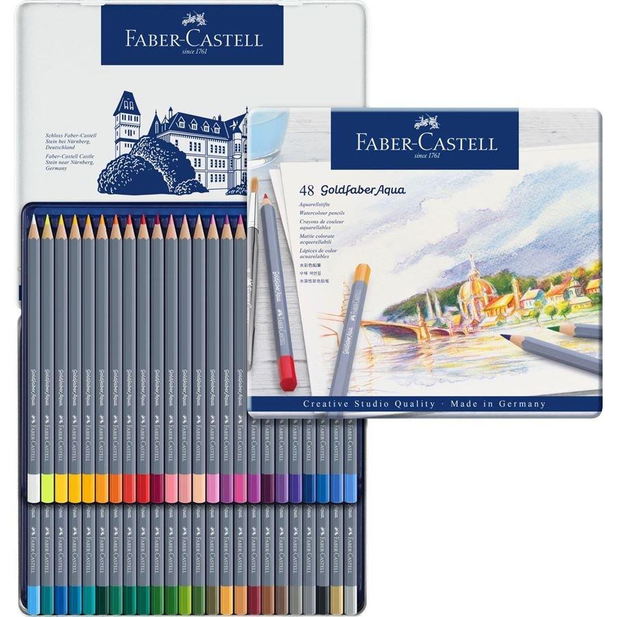 Faber-Castell  Faber-Castell Goldfaber Aqua Multicolore 48 pz 