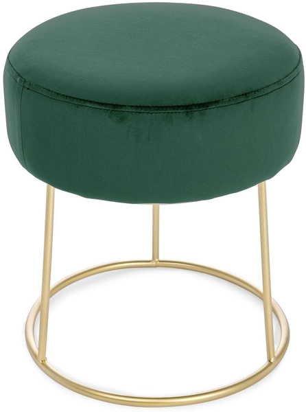 Image of Pouf Clarissa Dunkelgrün 35x35 Pouf Clarissa Dunkelgrün 35x35