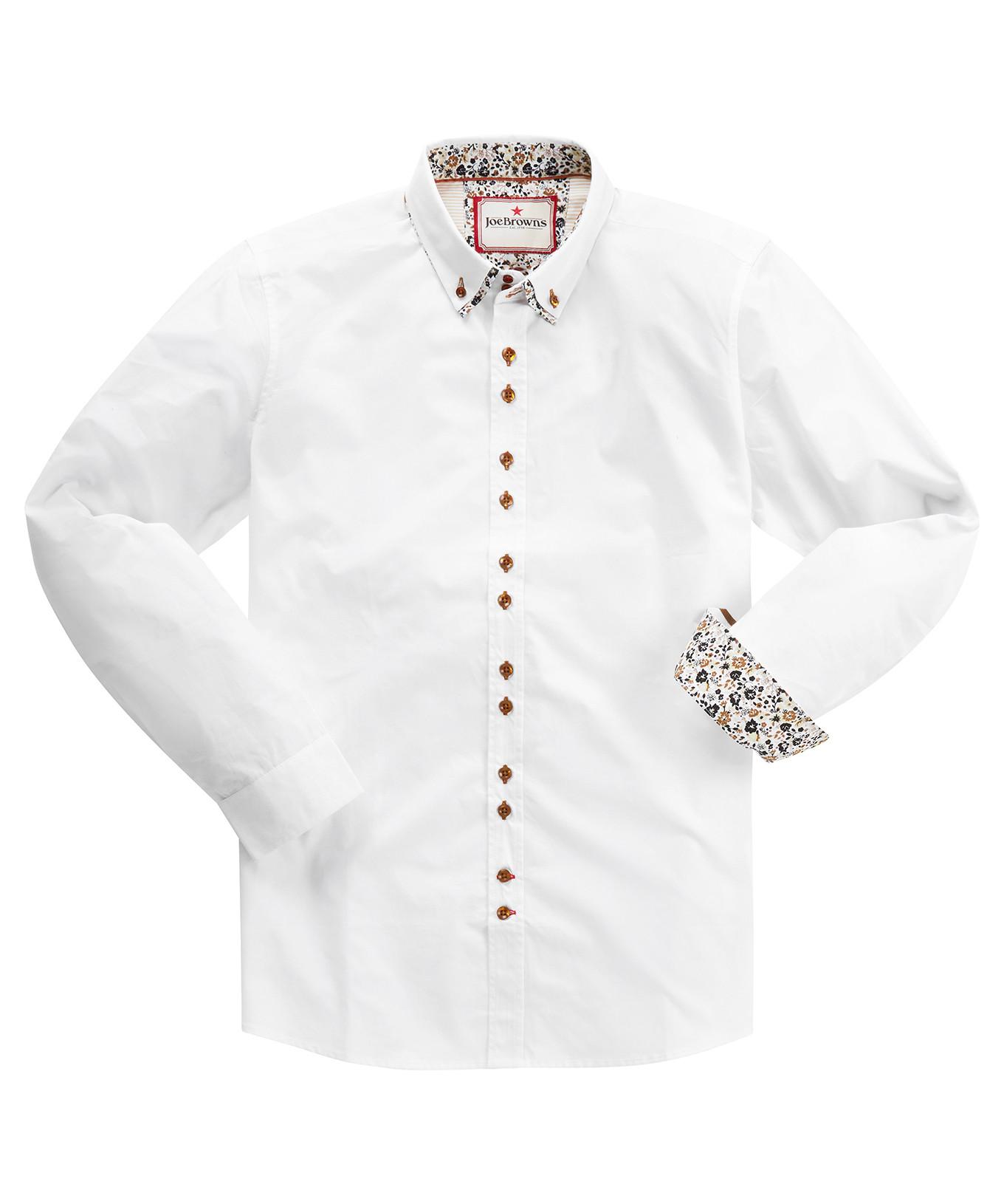 Joe Browns  Chemise Col Double Blanche 