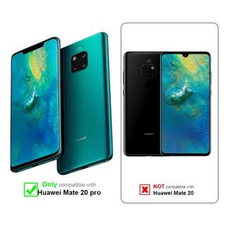 Cadorabo  Housse compatible avec Huawei MATE 20 PRO - Coque de protection en silicone TPU flexible avec anneau 