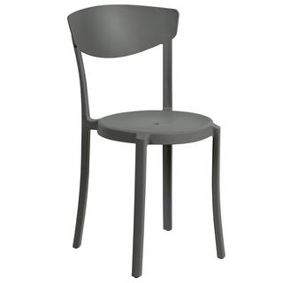 Beliani Lot de 4 chaises de jardin en Matière synthétique Moderne VIESTE  