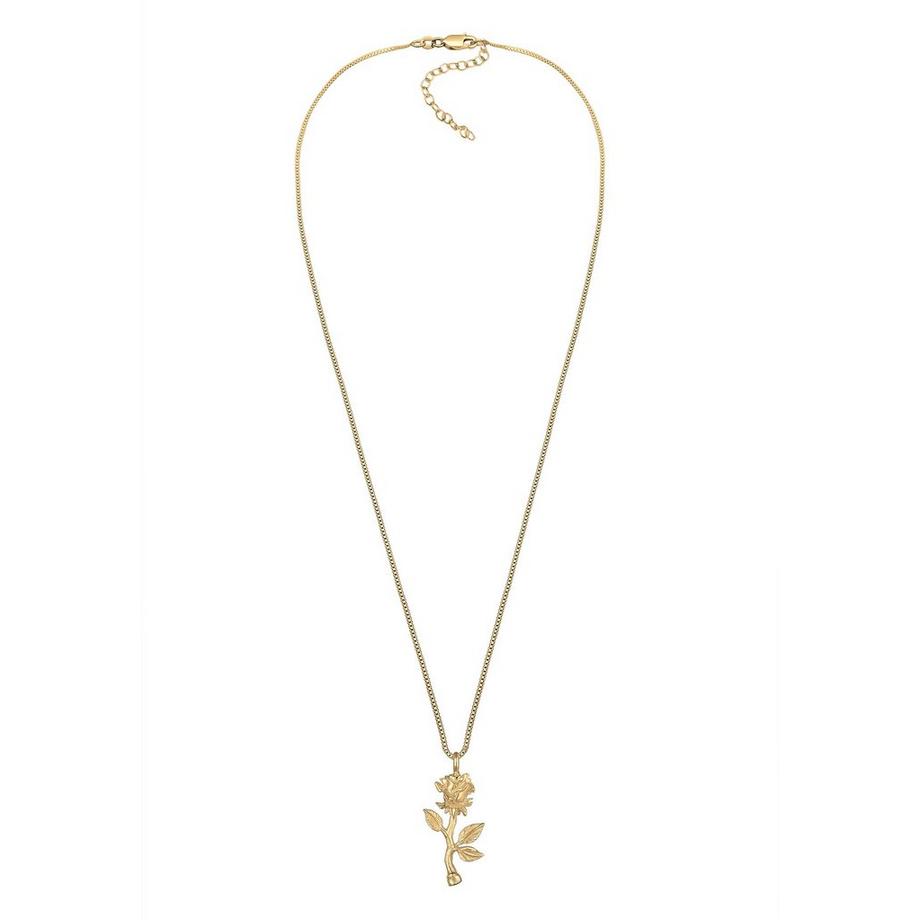 Elli  Halskette Rosen Anhänger 