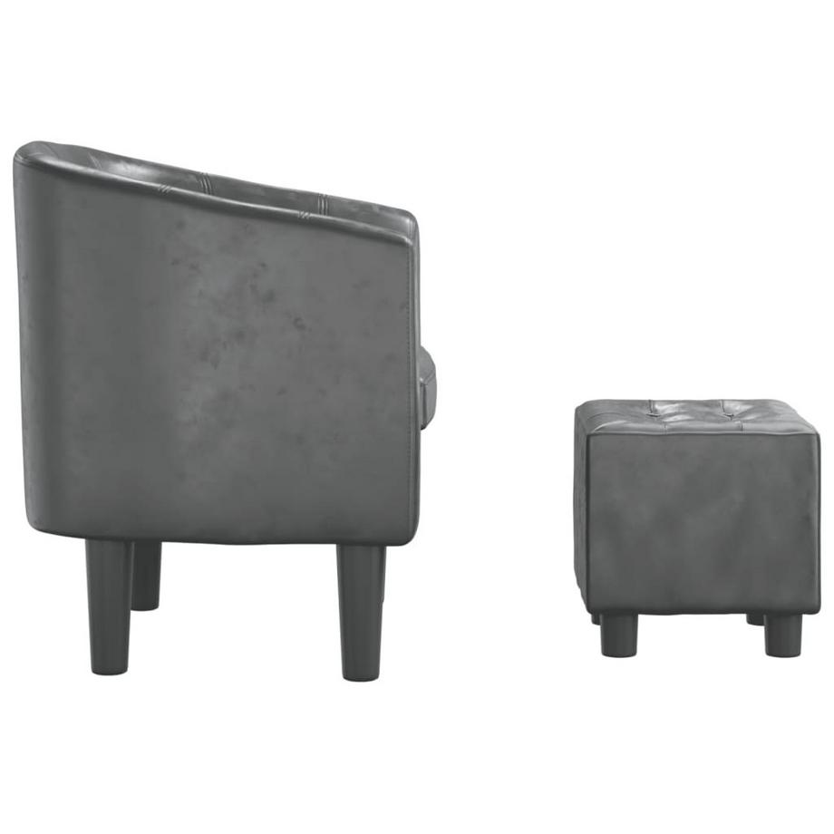 VidaXL Fauteuil cabriolet cuir artificiel  