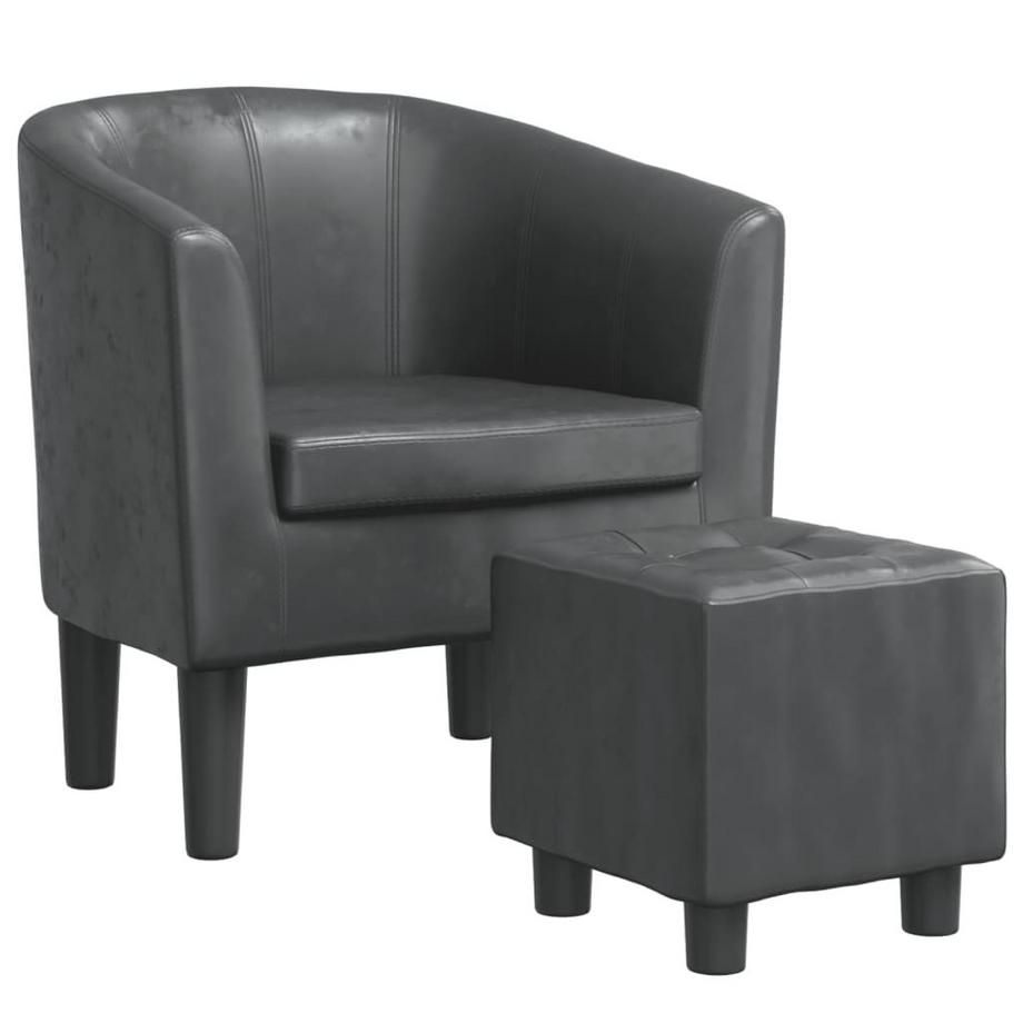 VidaXL Fauteuil cabriolet cuir artificiel  