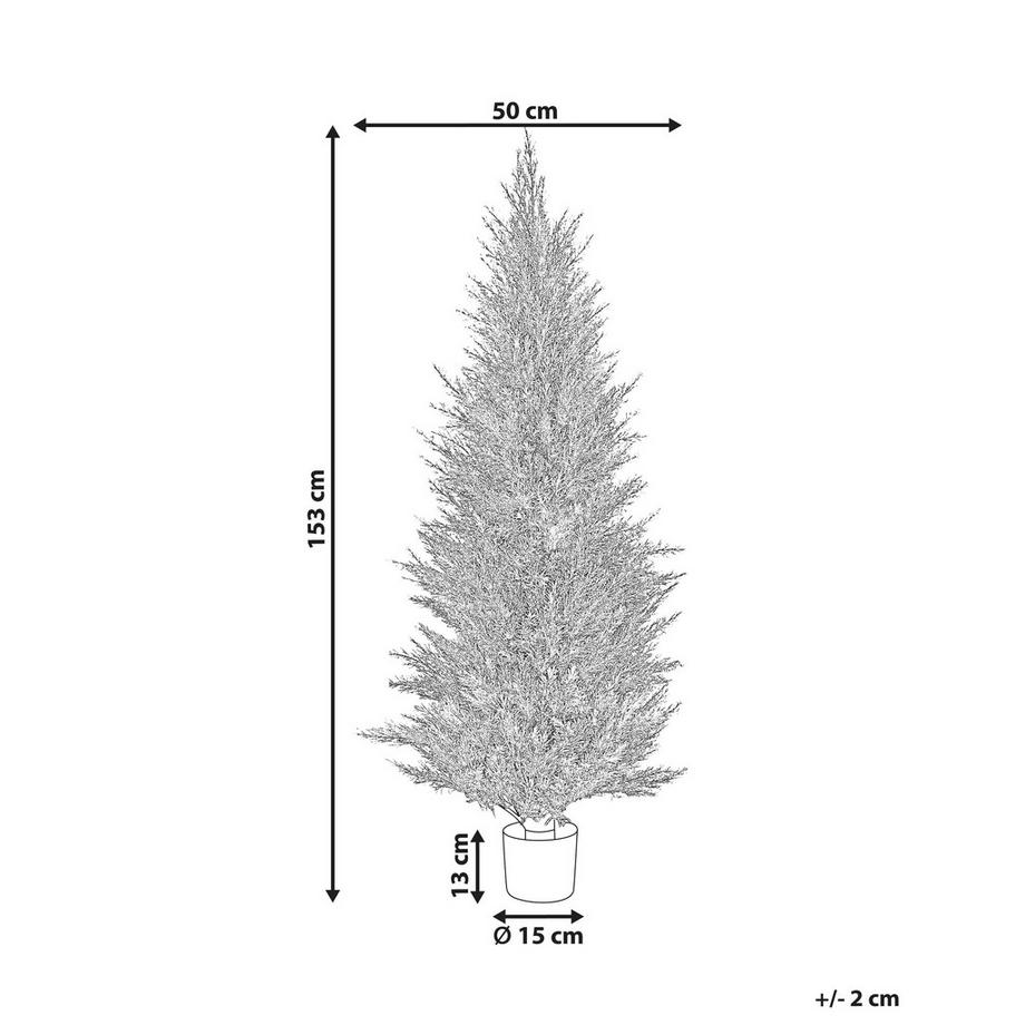 Beliani Plante artificielle en Matière synthétique CEDAR TREE  