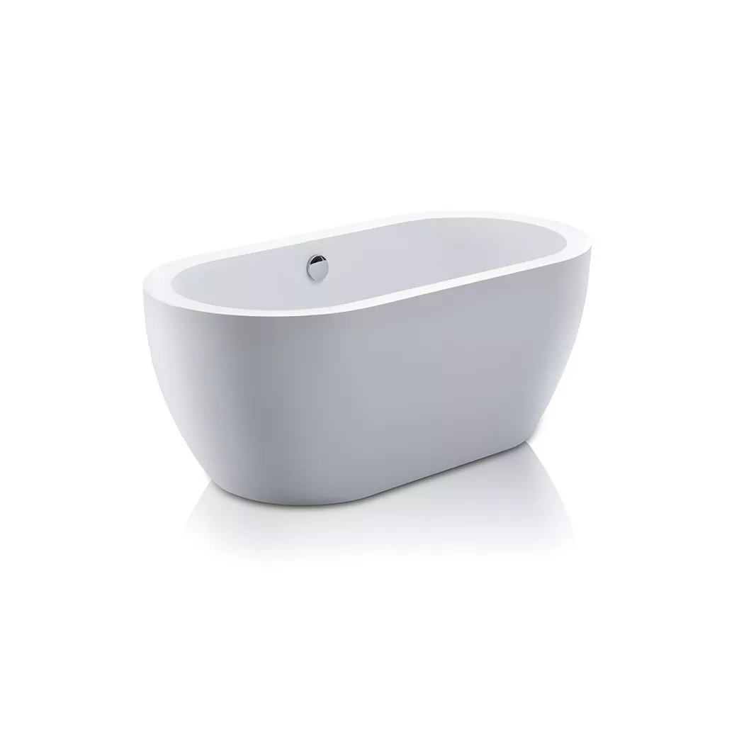 Freistehende Badewanne 149 x 75 x 58 cm Acryl Weiß 178 L ADRINA