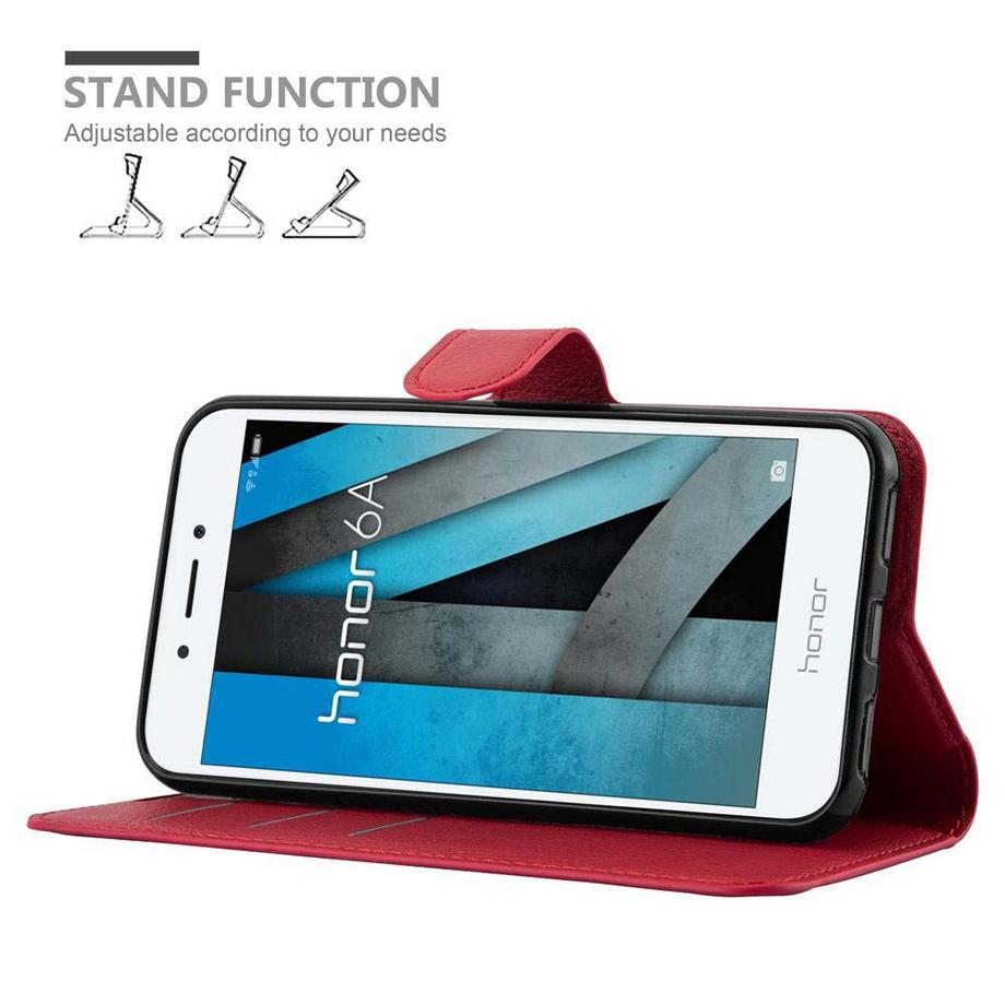 Cadorabo  Hülle für Honor 6A Standfunktion, Kartenfach 