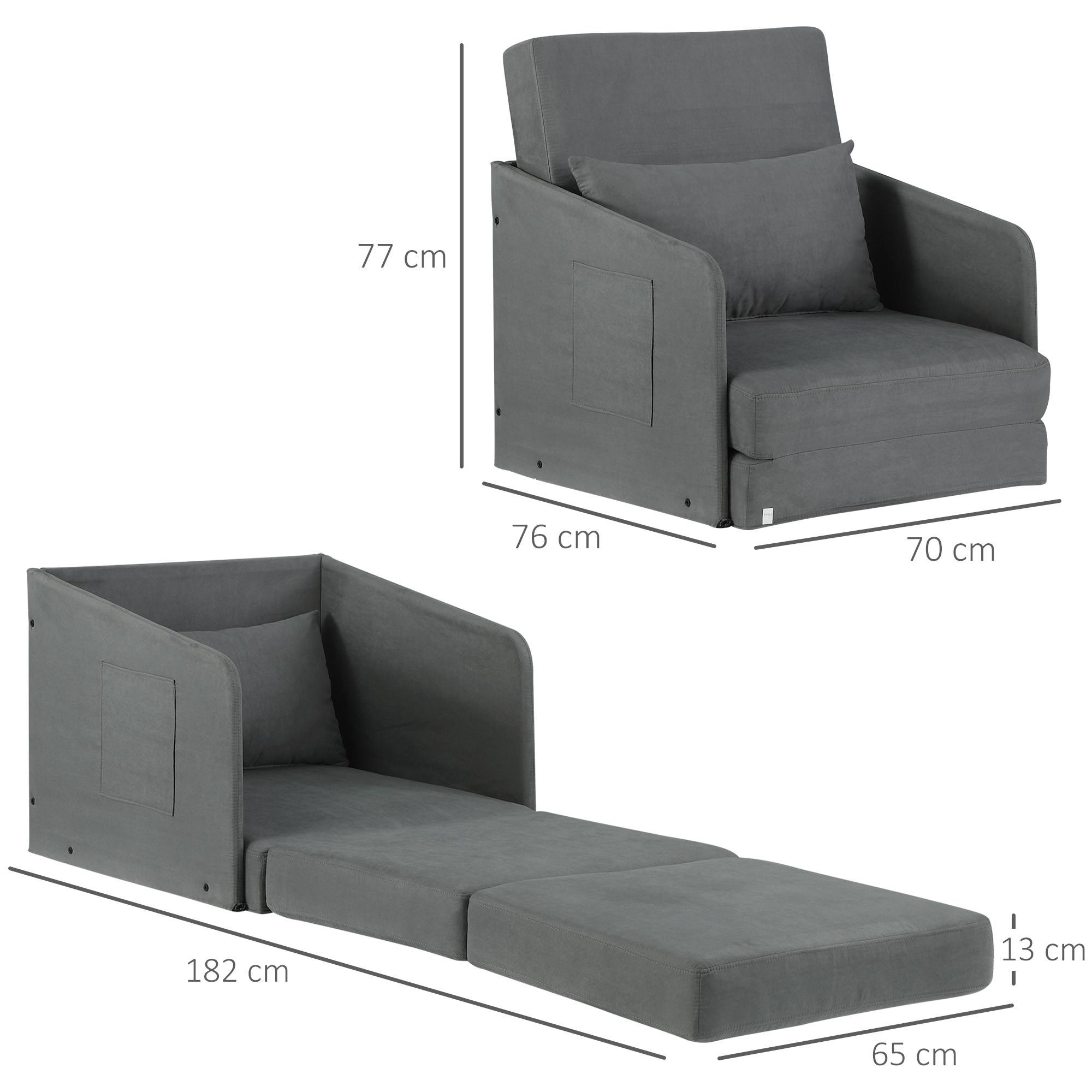 HOMCOM Chaise de couchage  