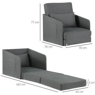 HOMCOM Chaise de couchage  