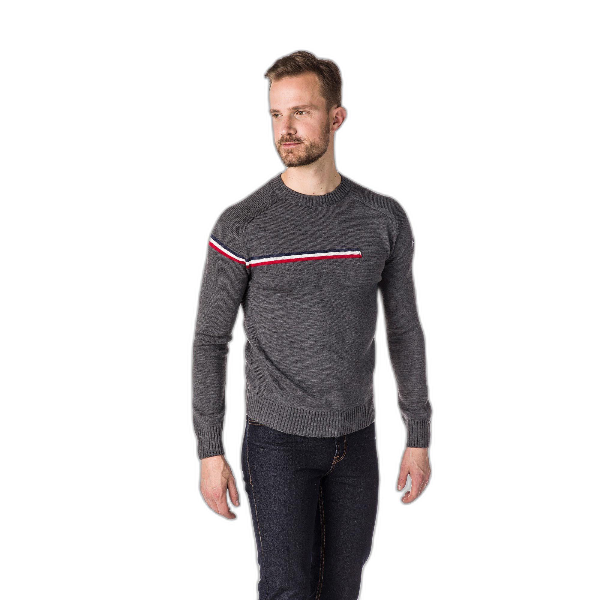 Image of Der Puover Mit Rundhasausschnitt Rossigno Odysseus Unisex L