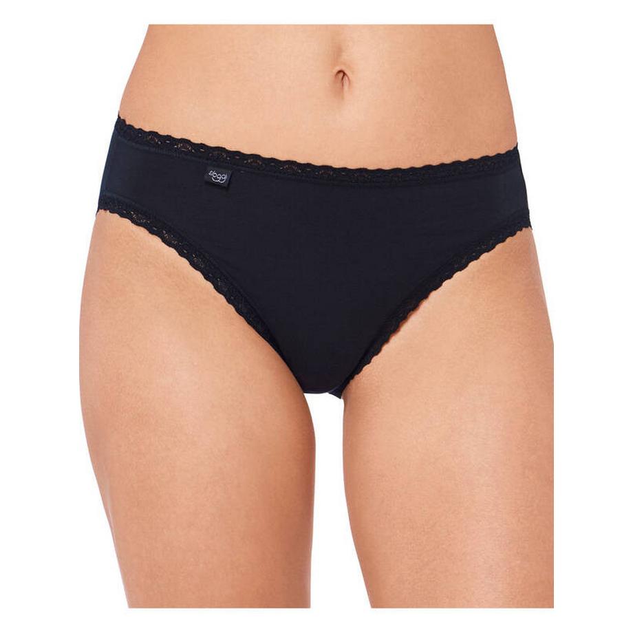 sloggi Cotton Lace Tai Slips Lot de 3  