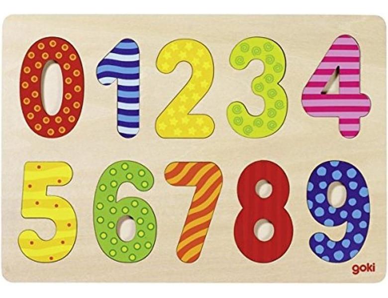 Image of Puzzle Einlegepuzzle Zahlen 0-9 (10Teile)