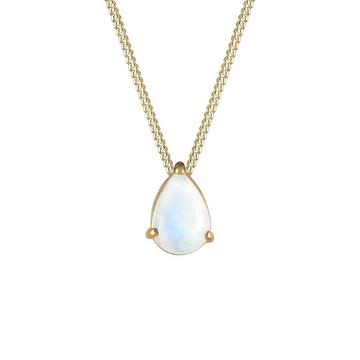 Halskette Tropfen Mondstein Edelstein