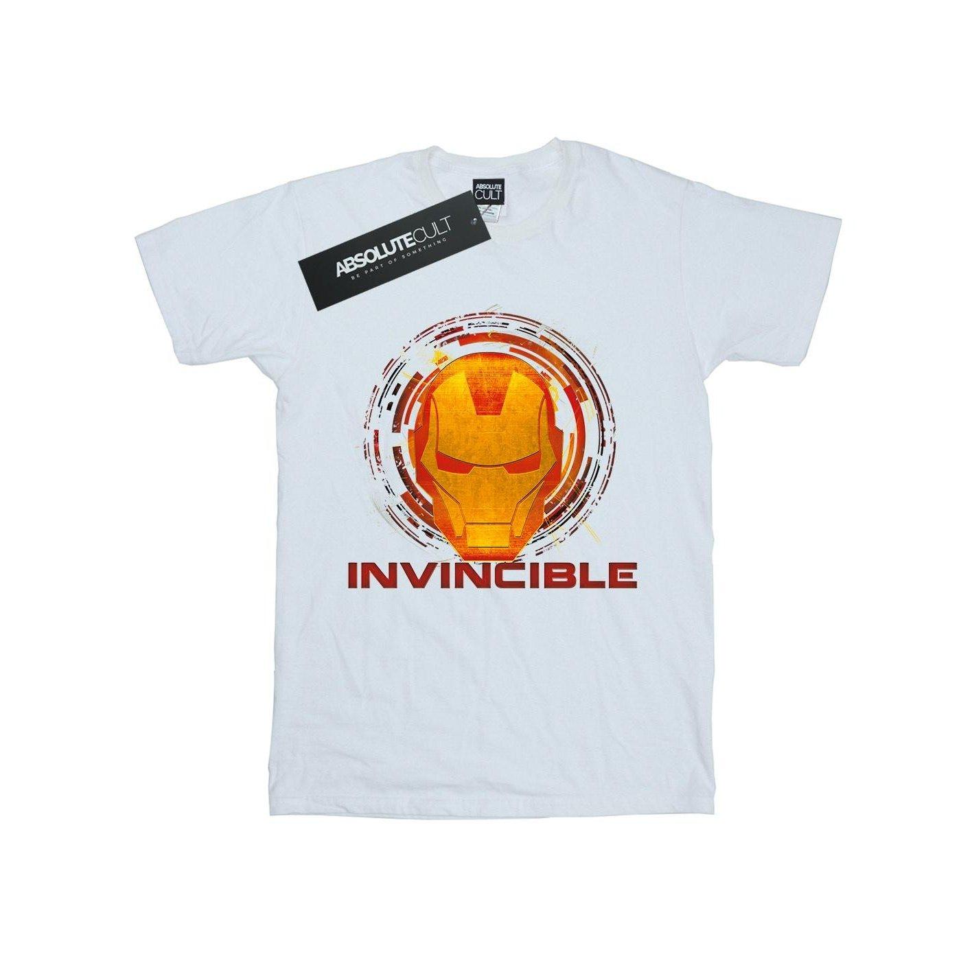 Image of Avengers Iron Man Invincible Tshirt Herren Weiss 3XL