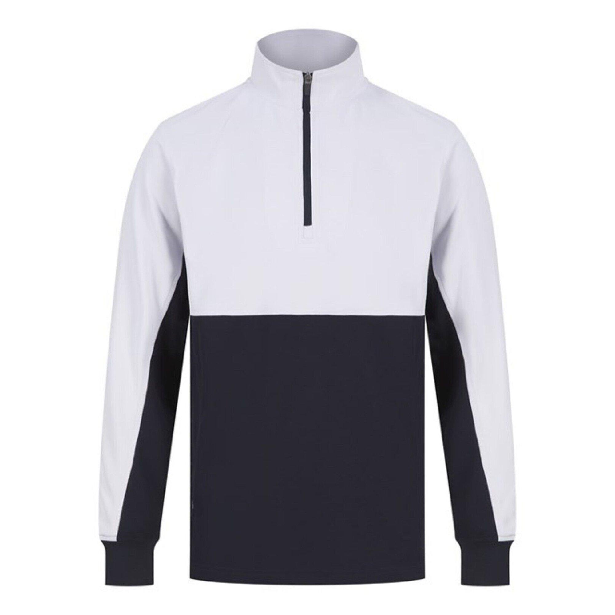 Image of Trainingsjacke Mit Kurzem Reißverschluss Herren Marine L