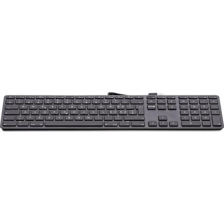 LMP  Tastatur KB-1243 Schwarz, CH-Layout mit Ziffernblock 