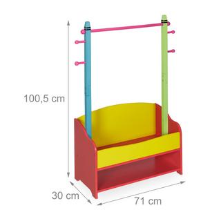 B2X Cintre pour enfants avec étagères  