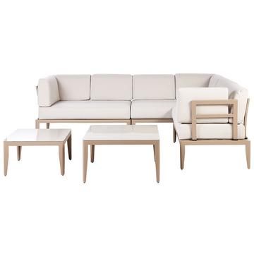 Set lounge pour jardin en Aluminium Scandinave RIMA III