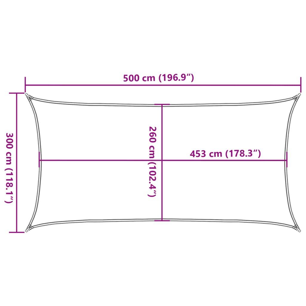 VidaXL Voile d'ombrage  