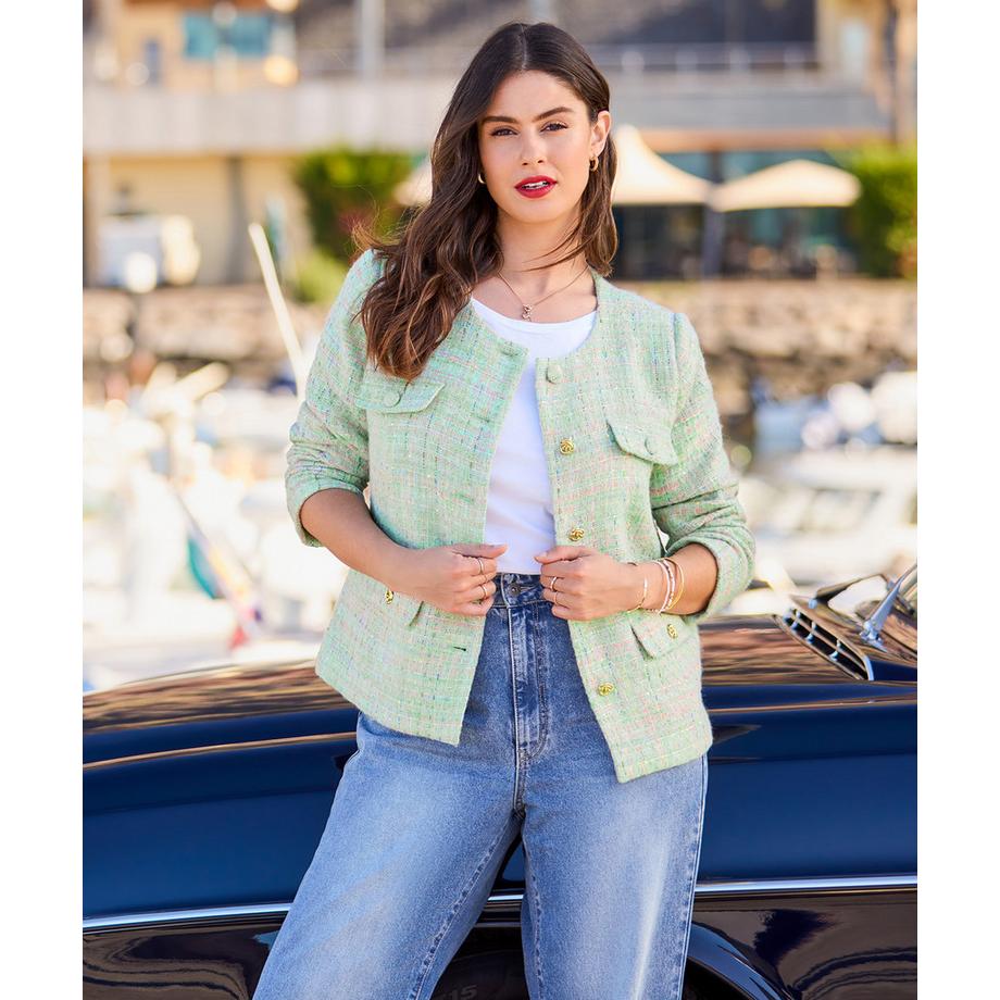 Joe Browns Veste Bouclé Col Rond  