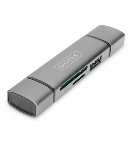Image of Dual Card Reader Hub Usb-c™ / Usb 3.0, Otg Unisex
